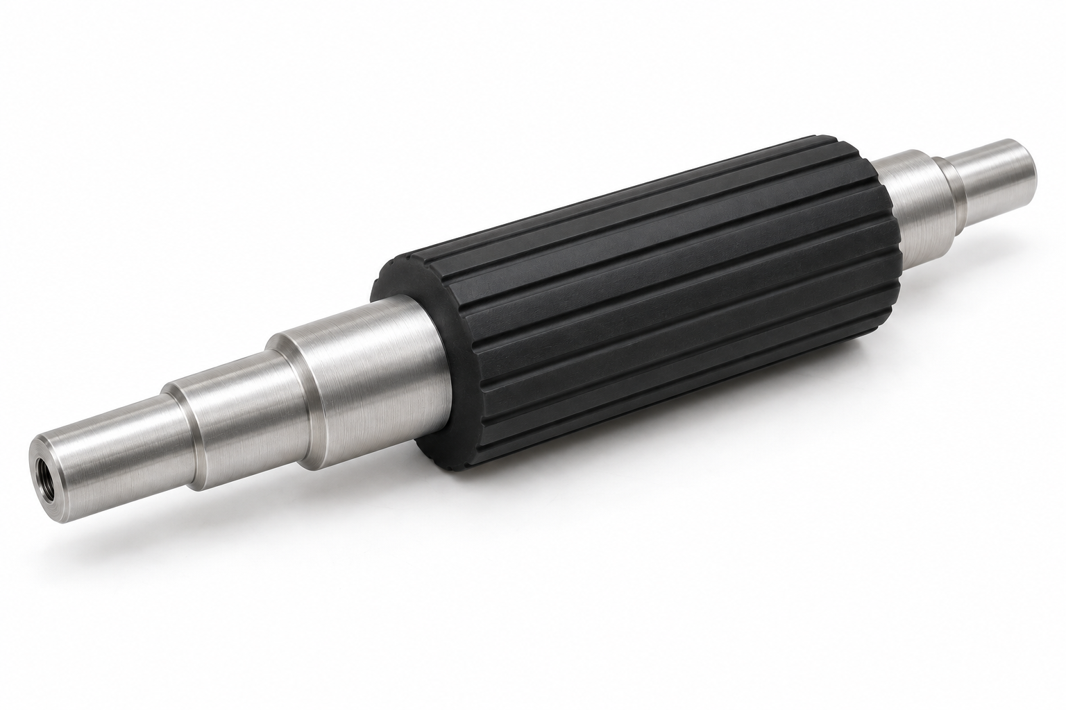 Rubber coating of rollers